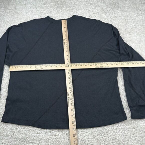 Nike Sportswear Black Oversized Dri Fit Long Sleeve Top - Picture 8 of 11